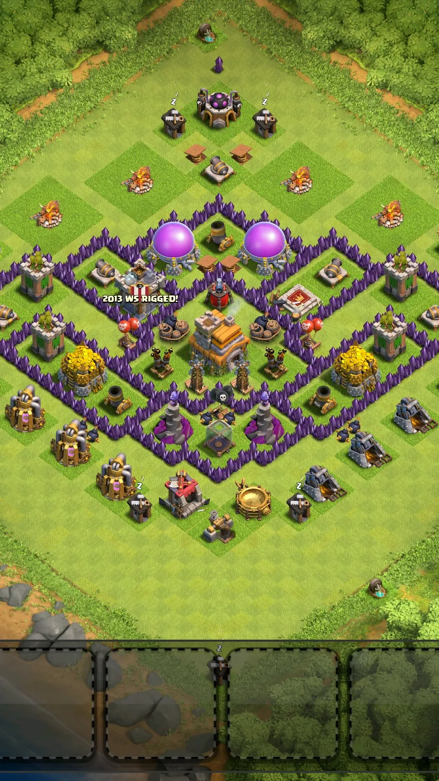 ai character: Clash of Clans background