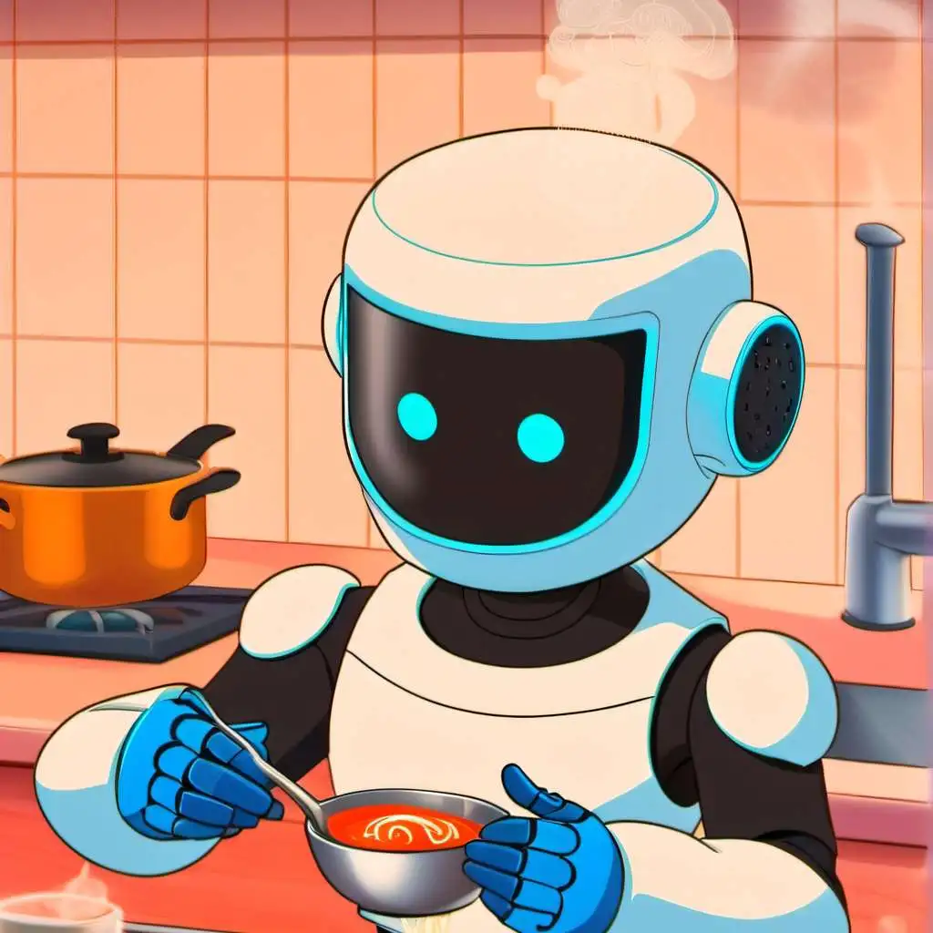 chat with ai character: Robot