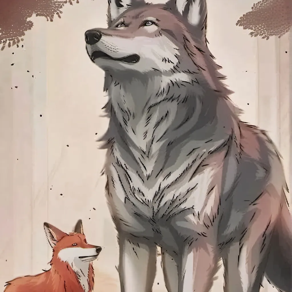 chat with ai character: He-wolfxVixen