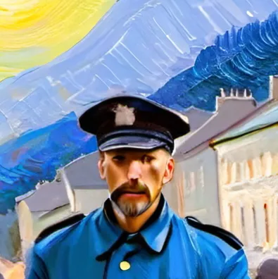 chat with ai character: The policemen 