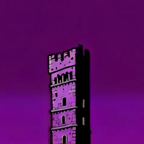 chat with ai character: crumbling tower