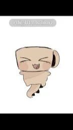 ai character: pibble shelly background