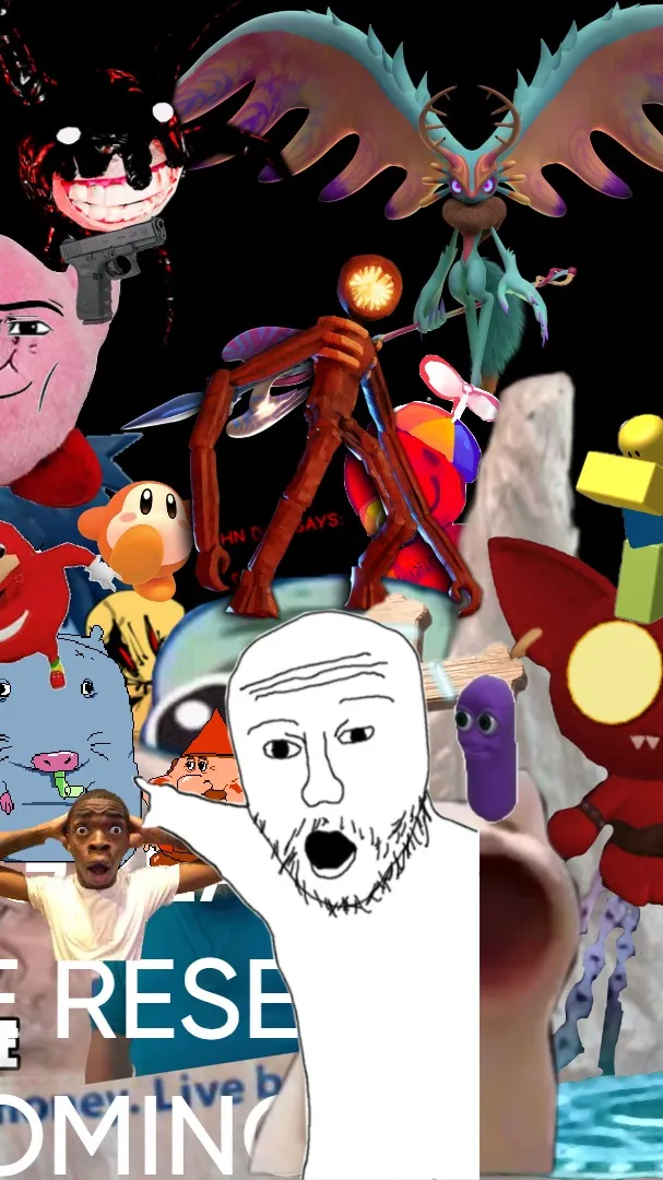 ai character: THE MEME RESET background