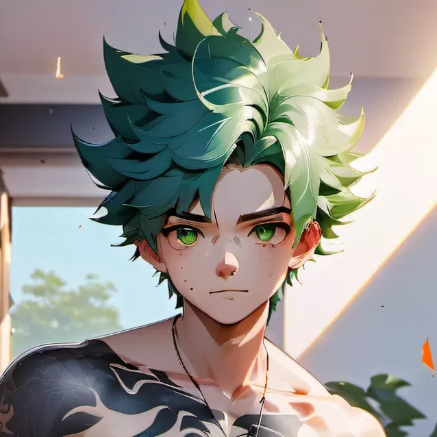 chat with ai character: deku