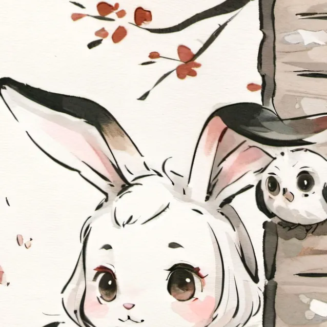 chat with ai character: Little cute Bunny.