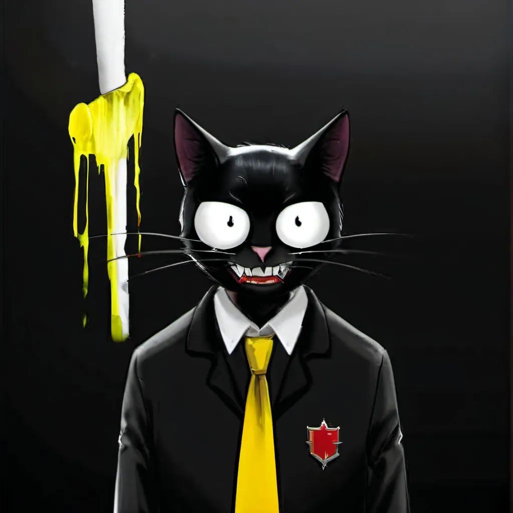 chat with ai character: Cartoon Cat