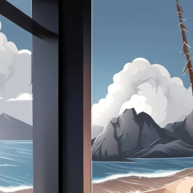 chat with ai character: the beach