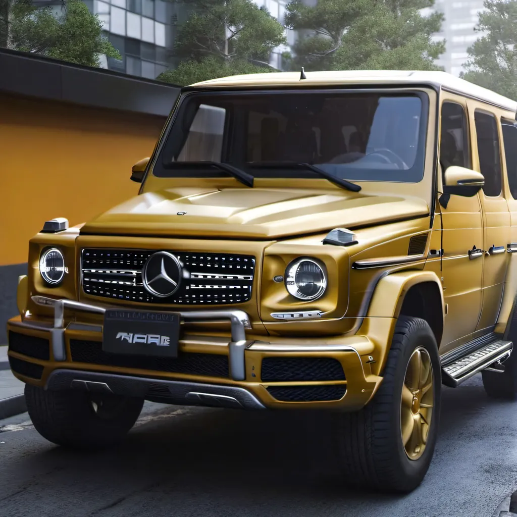 chat with ai character: Gold G-wagon