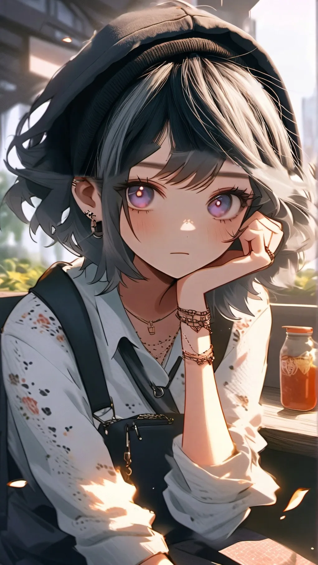 ai character: GYACT_RIZZLER FAN background