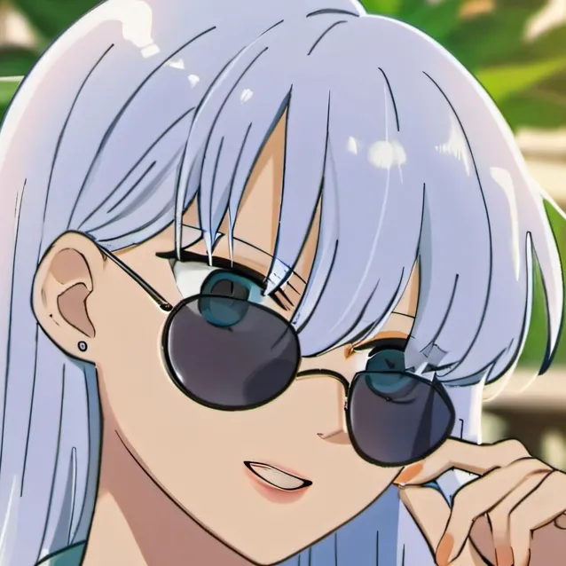 chat with ai character: Female AU Gojo