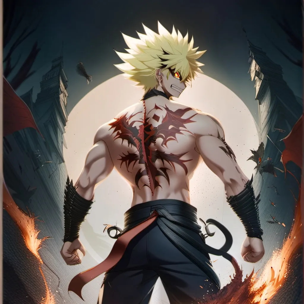 chat with ai character: demon bakugo