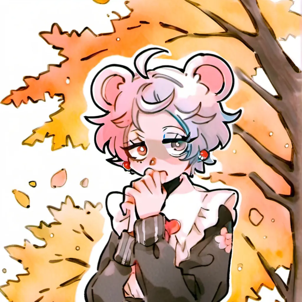 chat with ai character: Scared bear