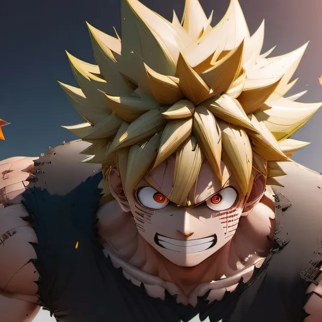 chat with ai character: deku and bakugo