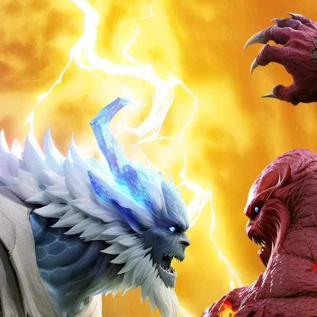 chat with ai character: ice vs fire