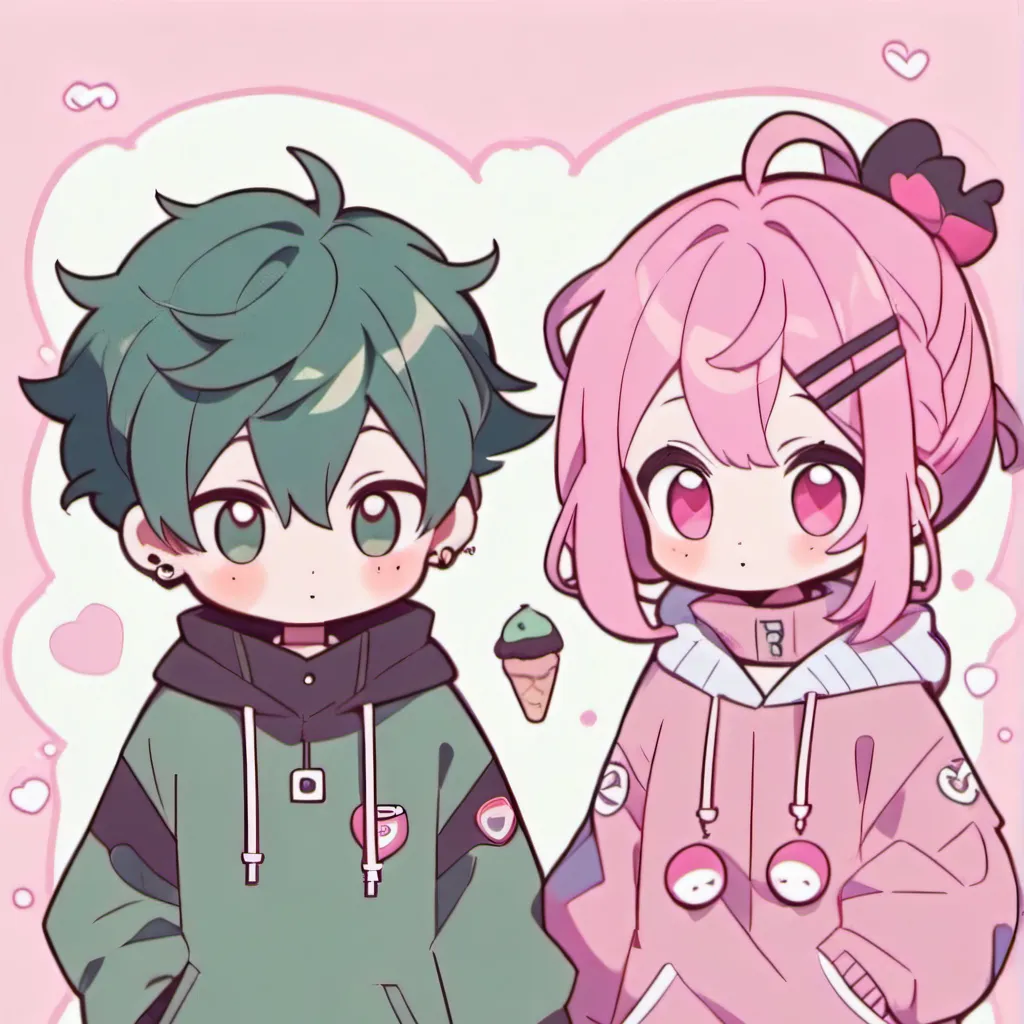 chat with ai character: Damian and Anya(you!)