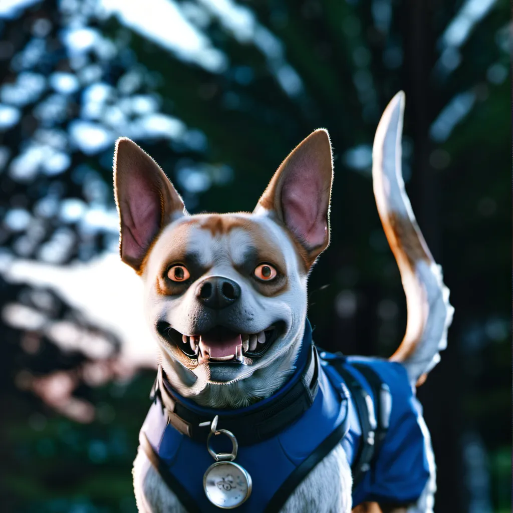 chat with ai character: The creepy dog