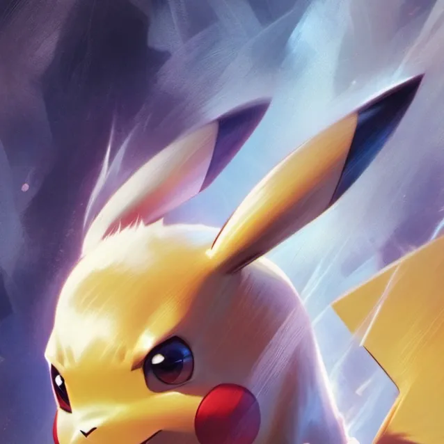 chat with ai character: strong Pikachu