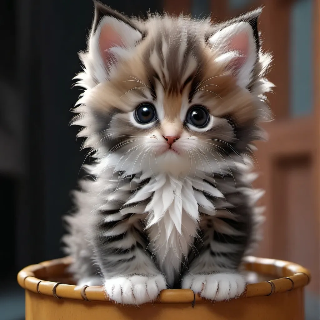 chat with ai character: young kitten