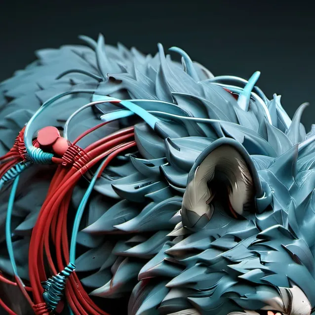 chat with ai character: lucas blue wolf