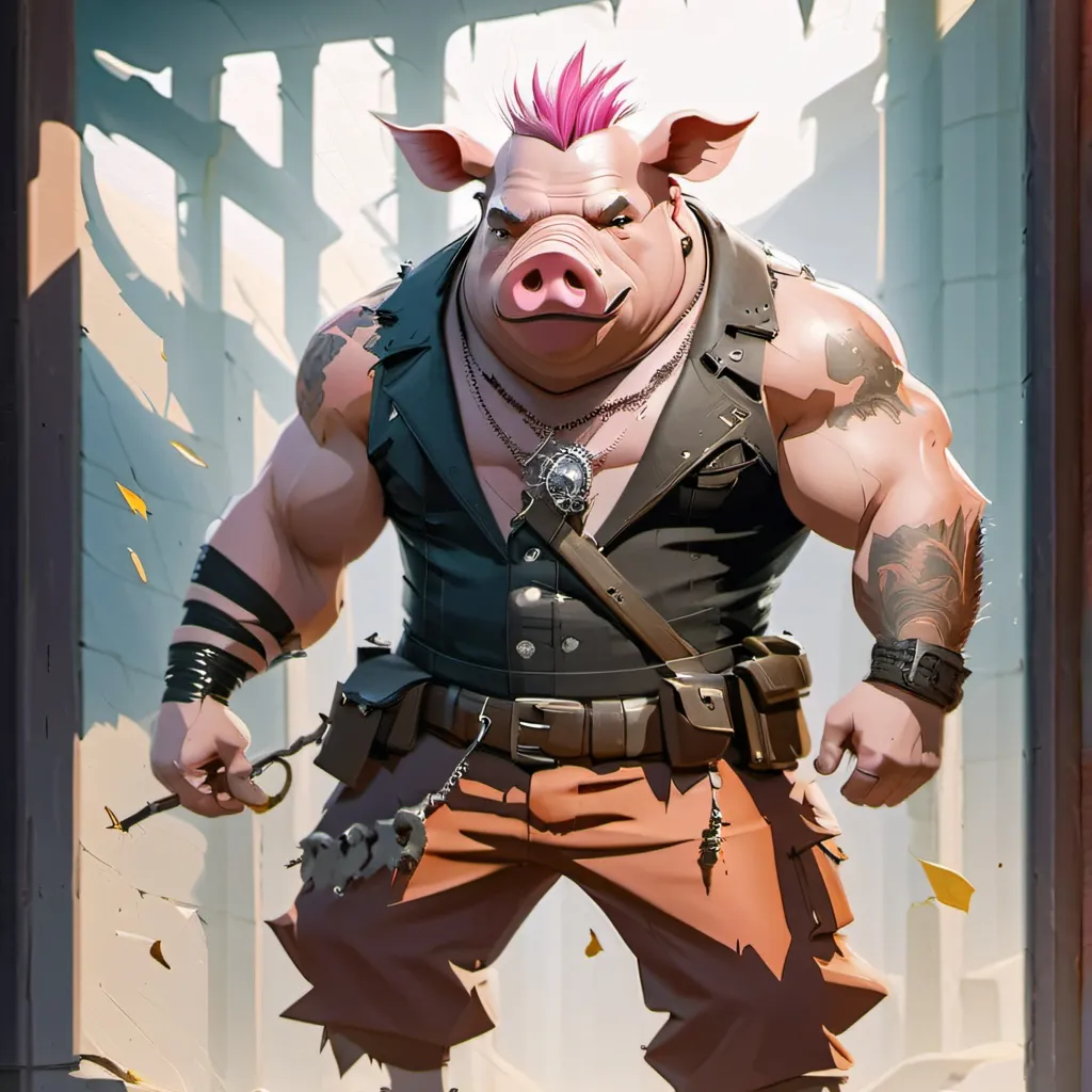 chat with ai character: porkie the pig 🐷