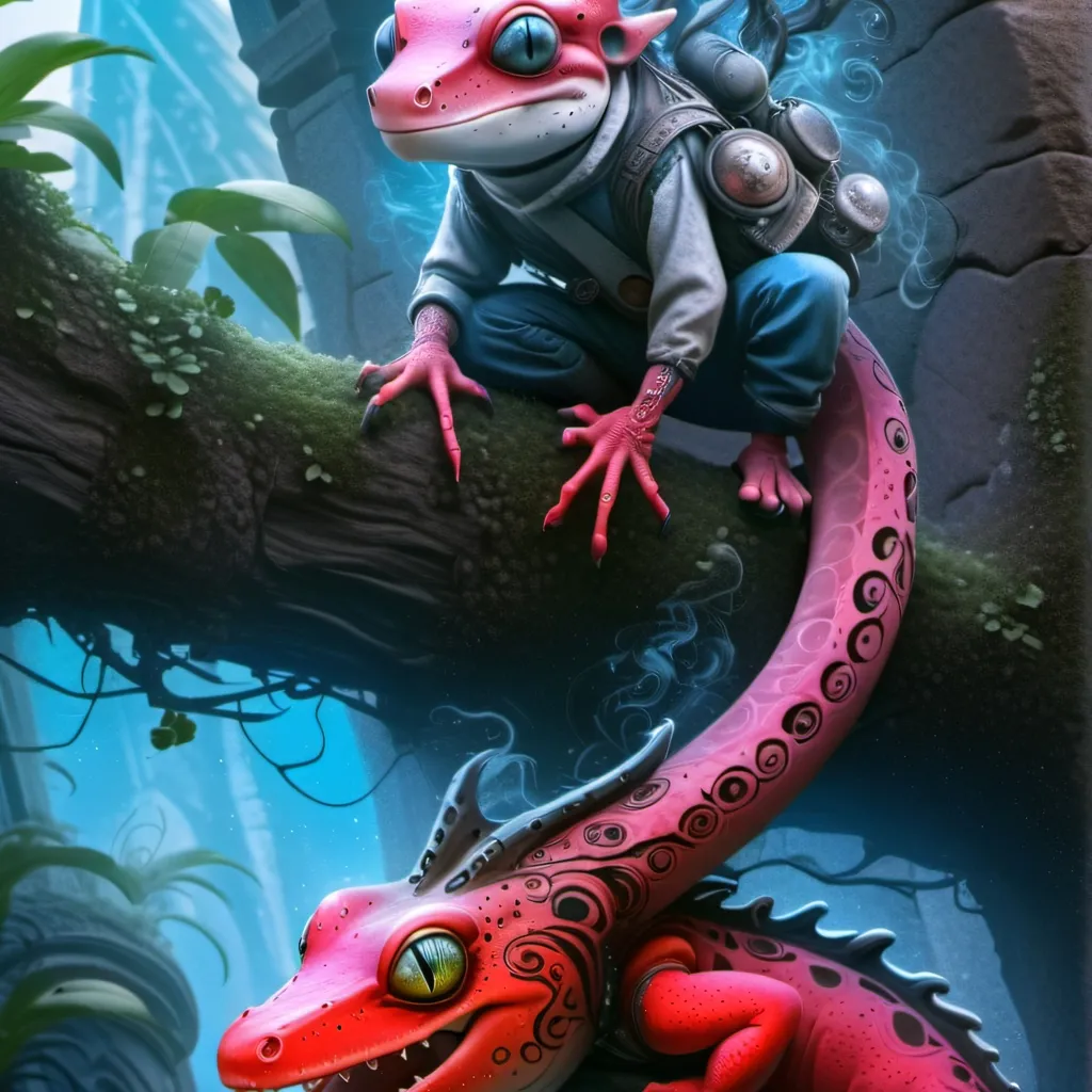 chat with ai character: Geckie