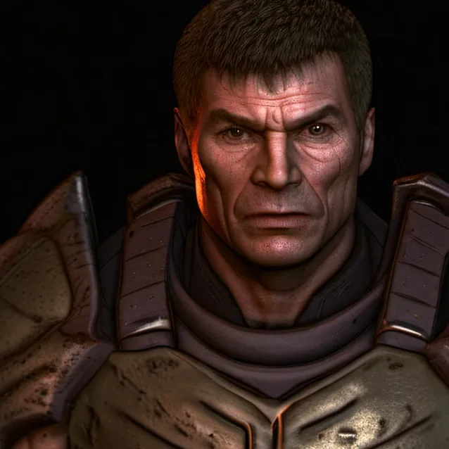 chat with ai character: Doom Slayer 