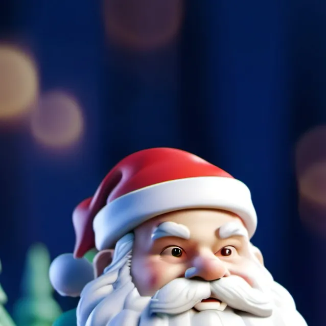 chat with ai character: santa toy