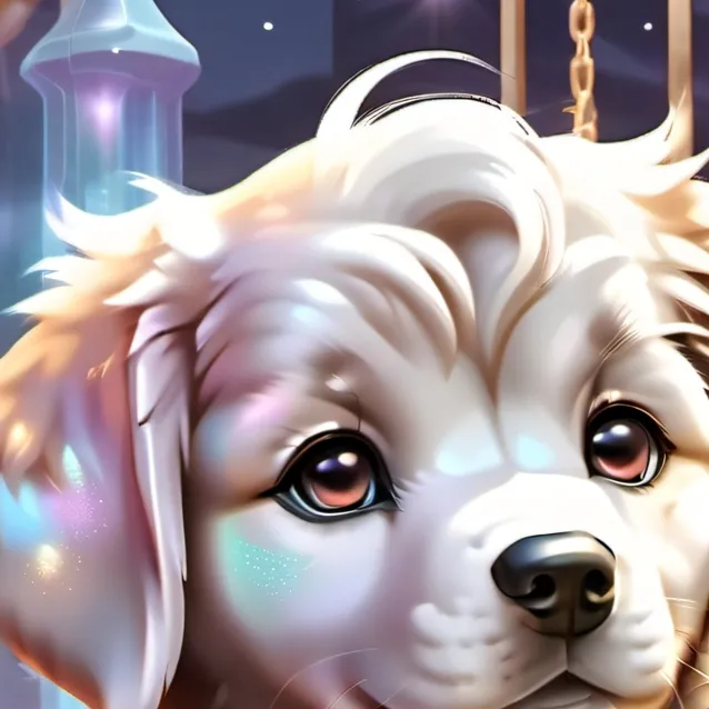 chat with ai character: magical puppy 