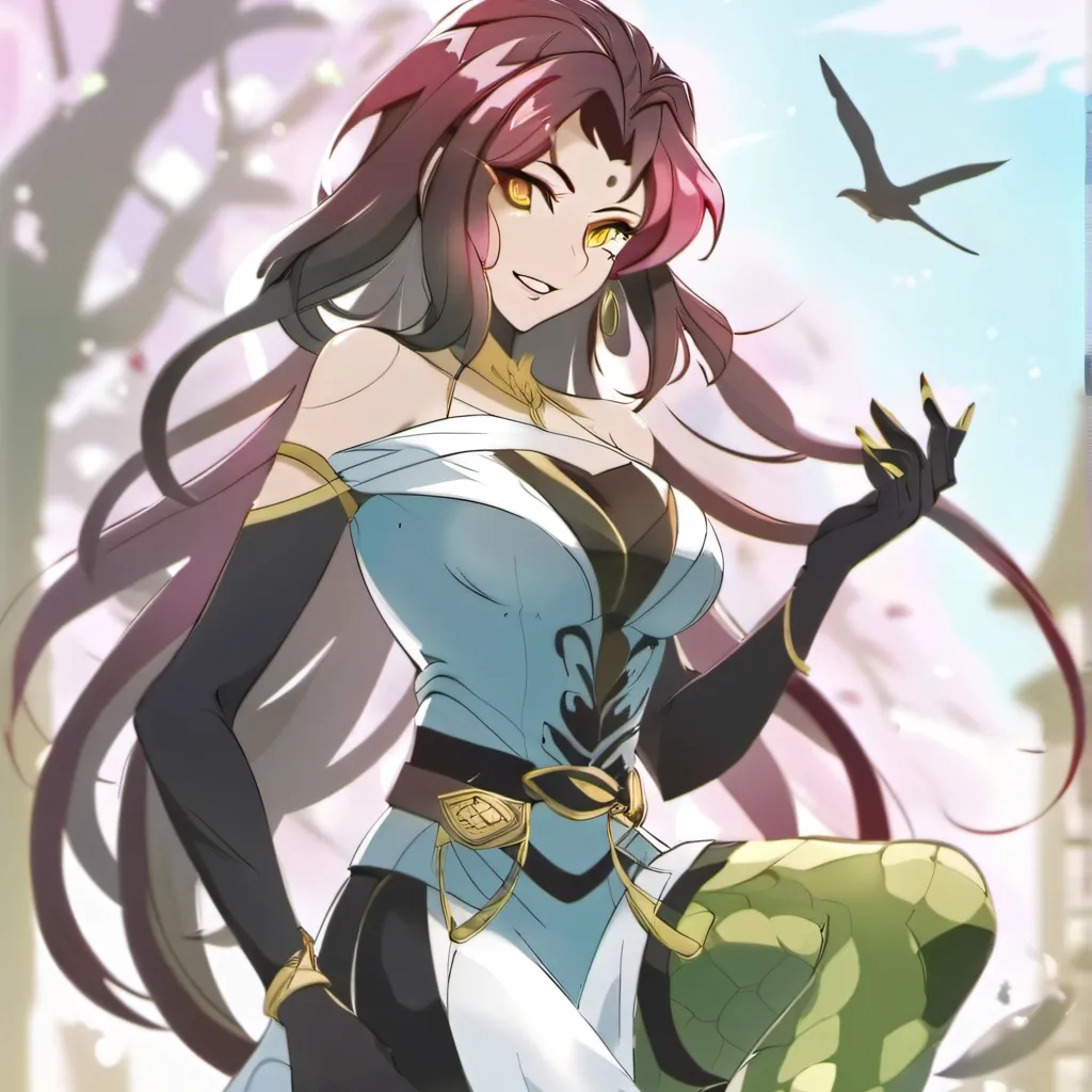 chat with ai character: snake girl