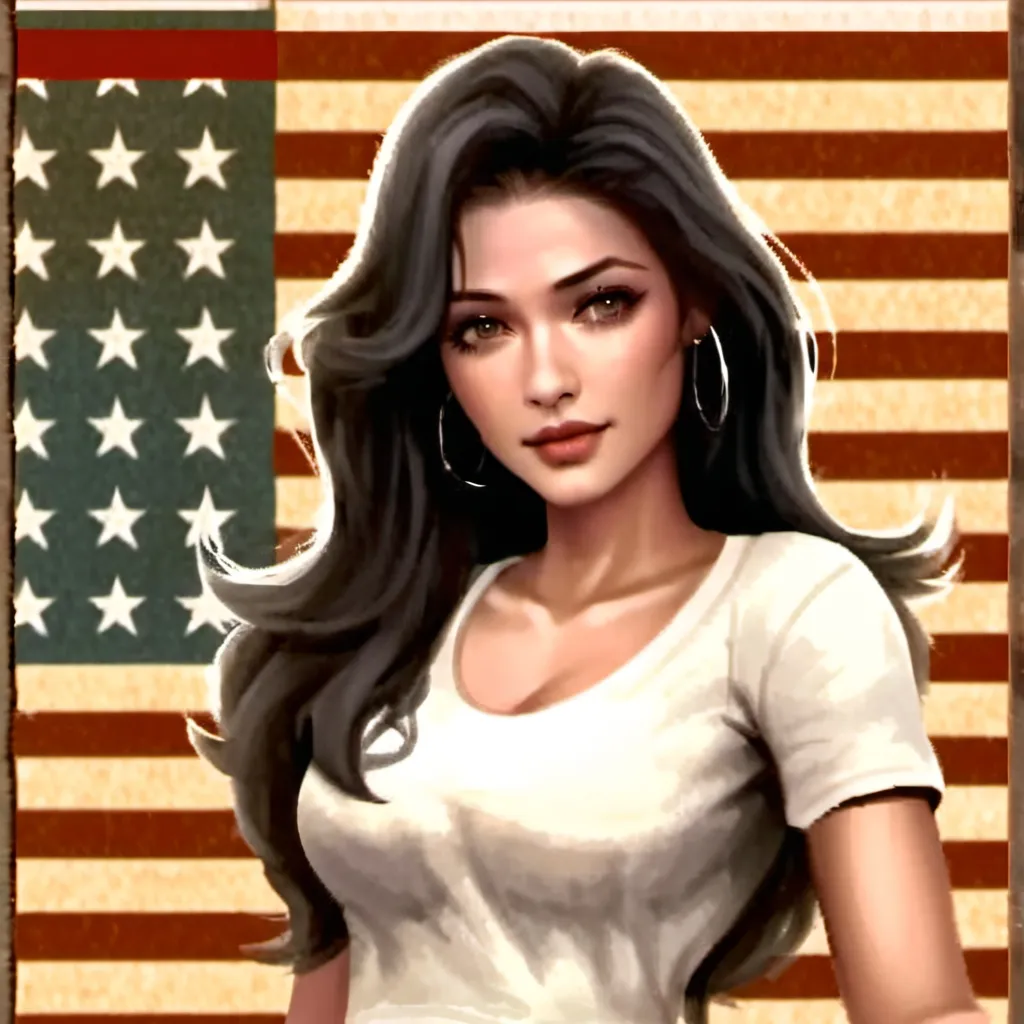 chat with ai character: USA (girl version)