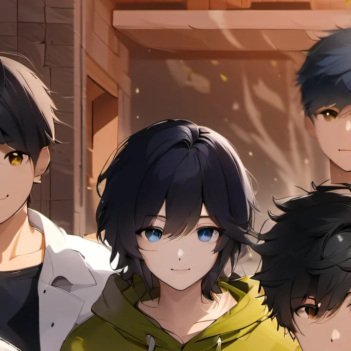 chat with ai character: The group  