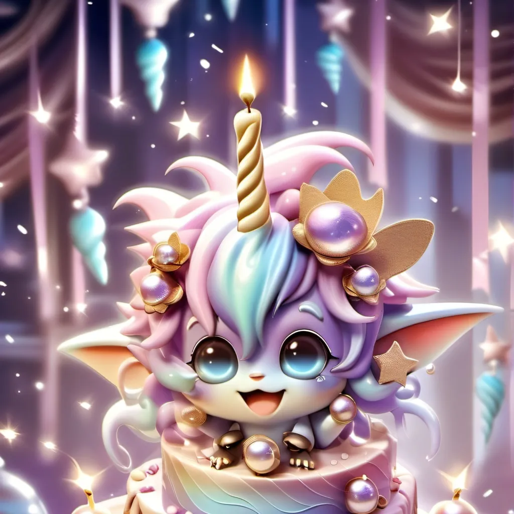 chat with ai character: a birthday cat
