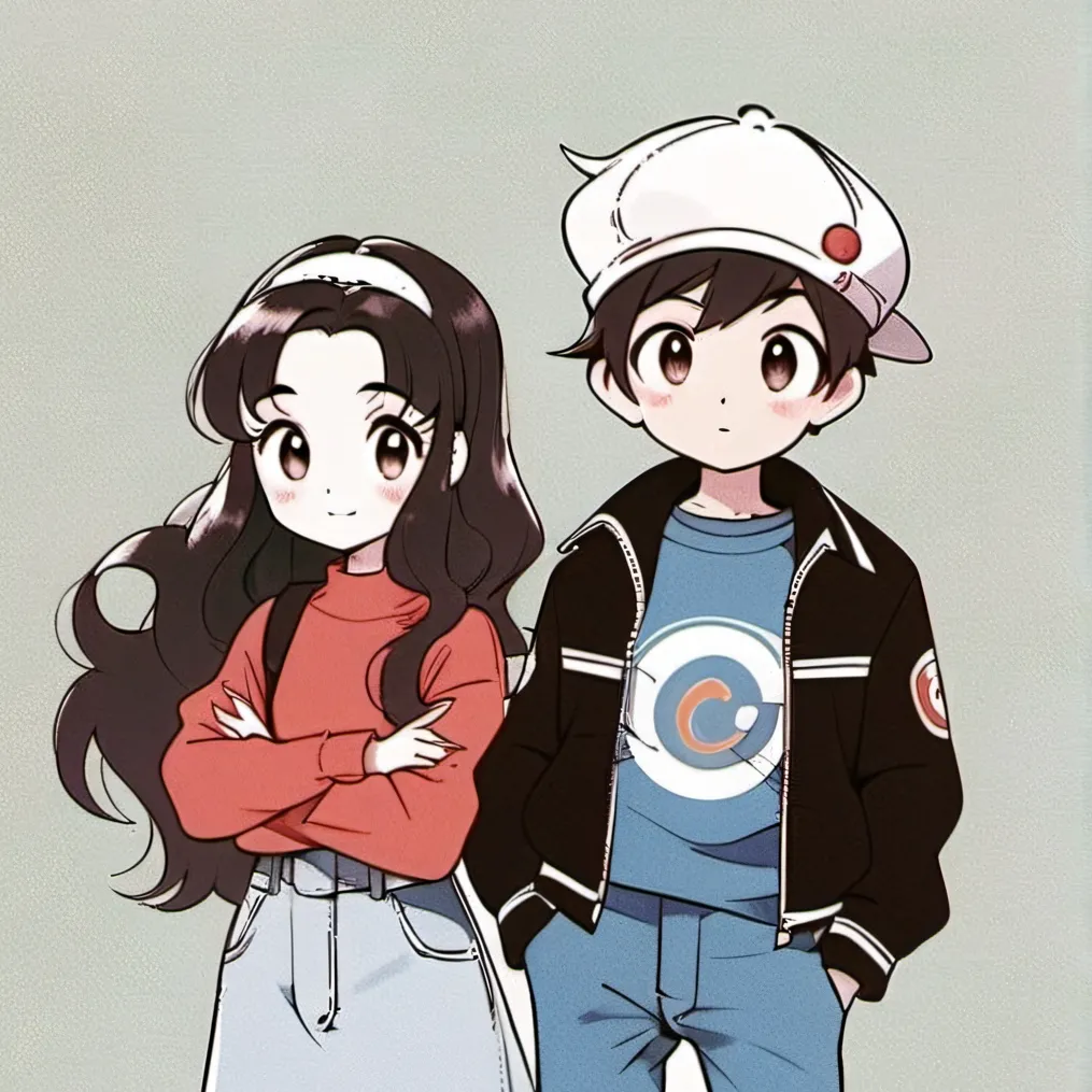 chat with ai character: Two roblox noobs