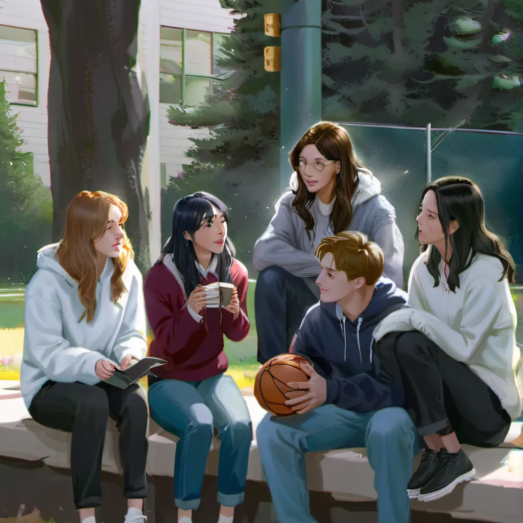 chat with ai character: Friend Group