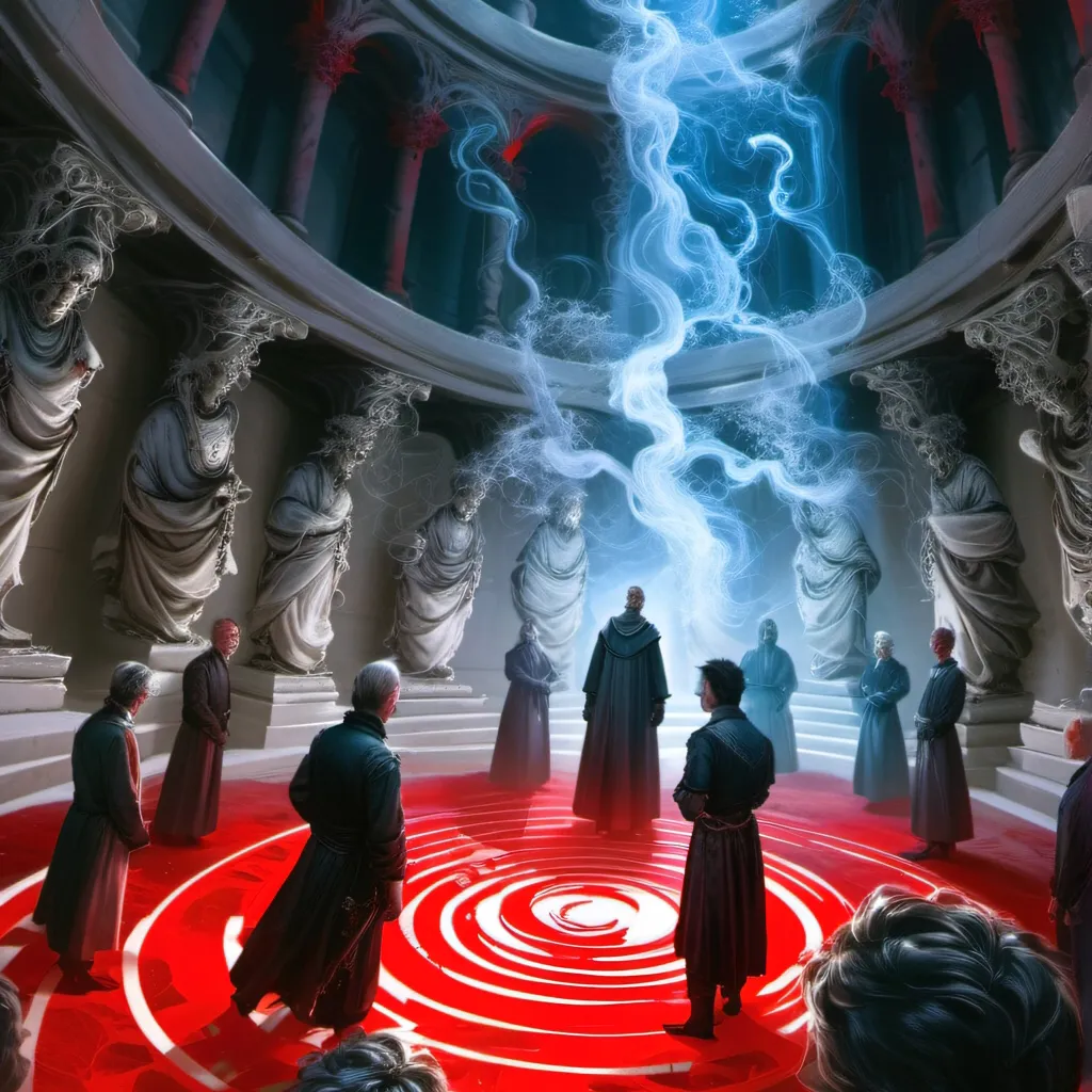 chat with ai character: Death game circle