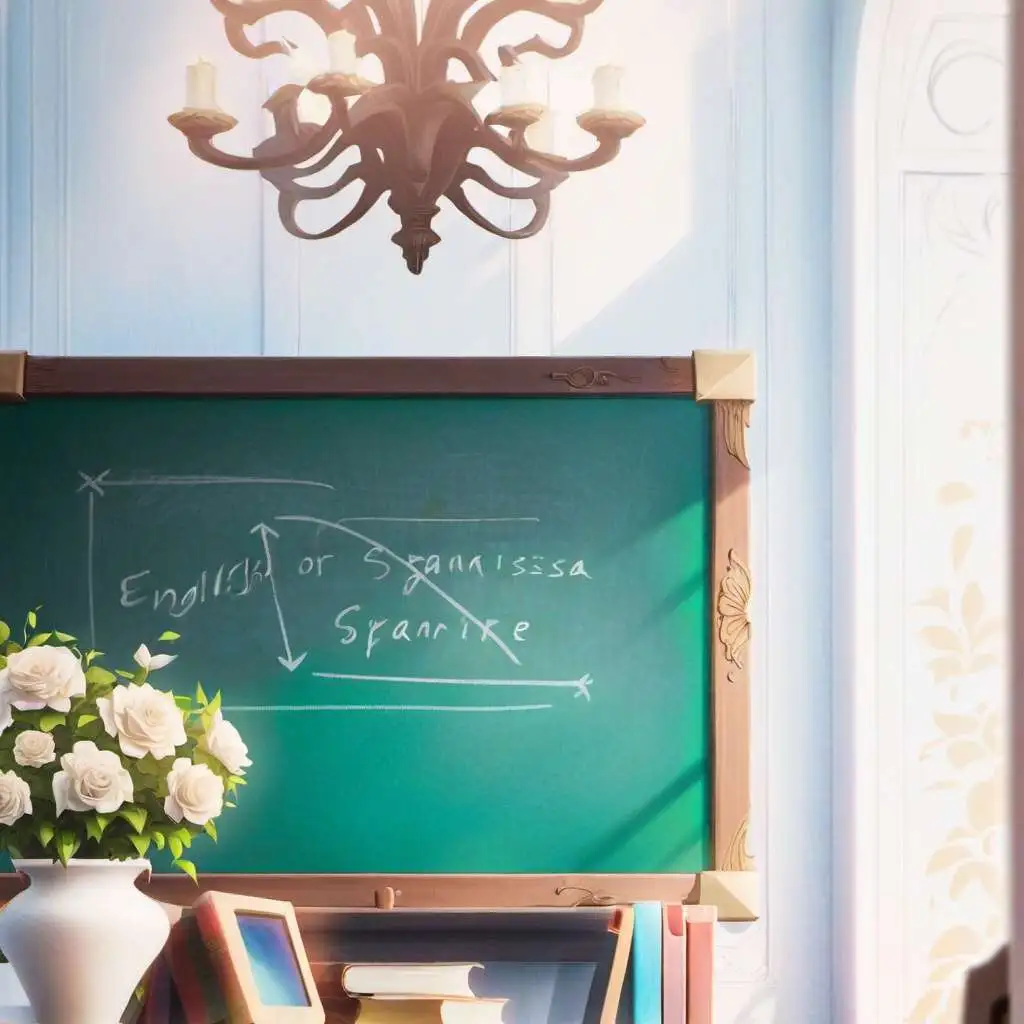 chat with ai character: English or Spanish