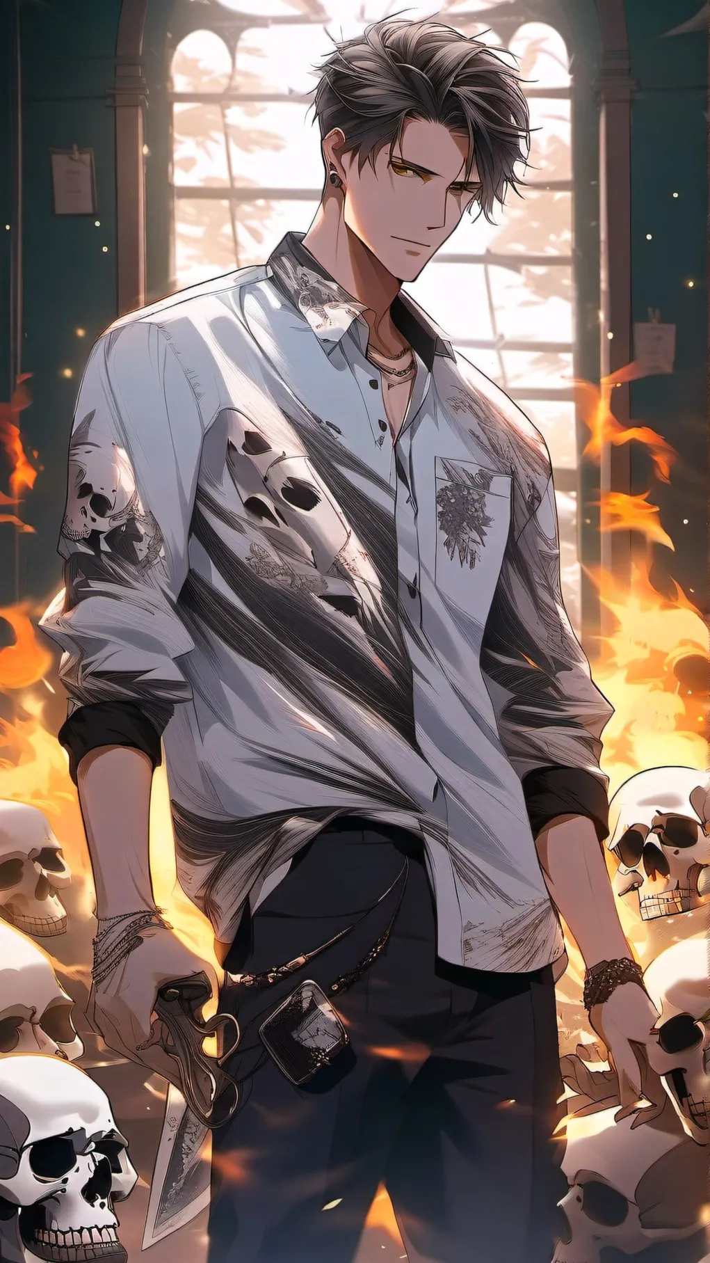 ai character: L your deadbrother background