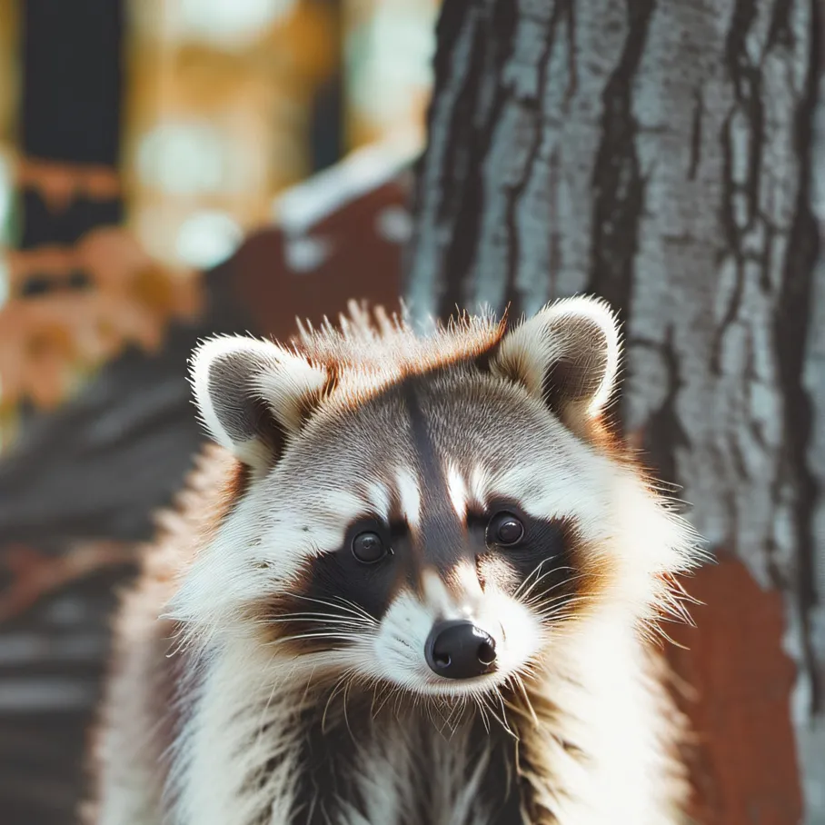 chat with ai character: Albino raccoon:3