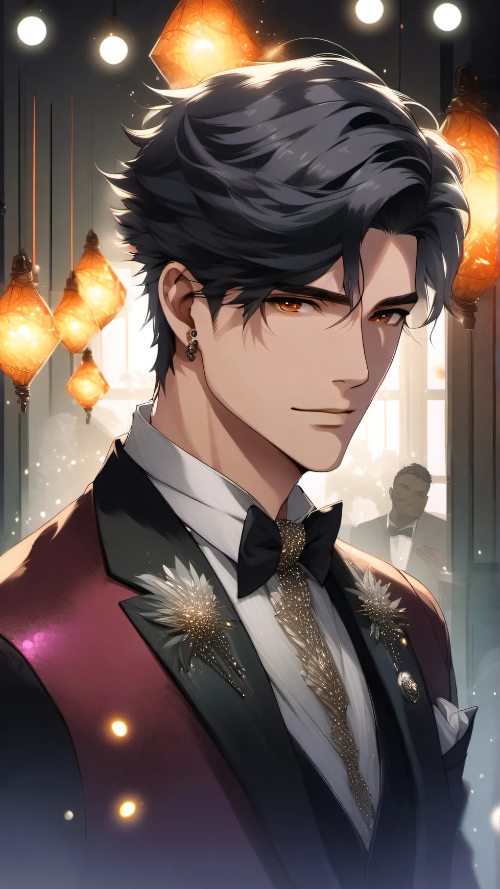 ai character: Zane :) :) background