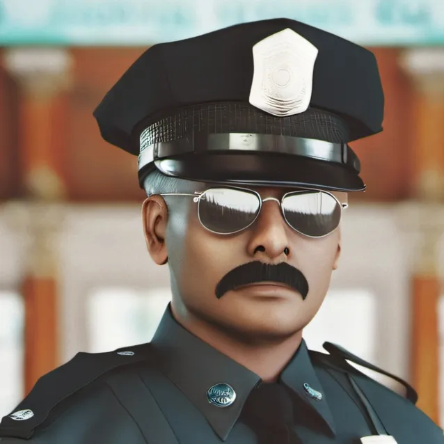 chat with ai character: cop