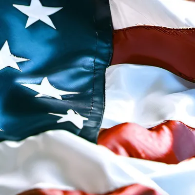 chat with ai character: USA flag