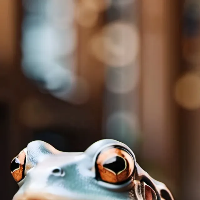 chat with ai character: frog