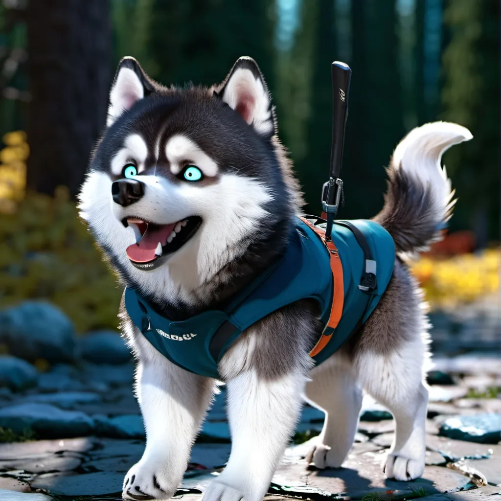 chat with ai character: husky aventure