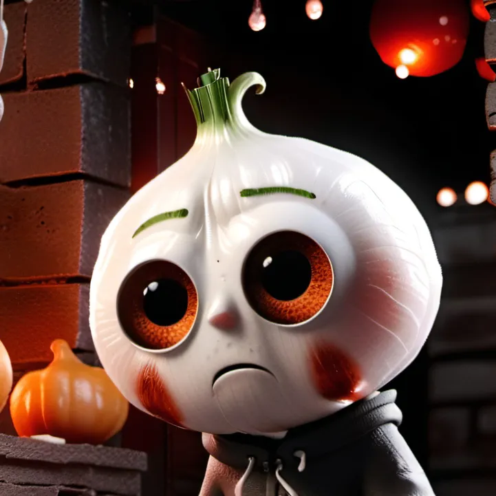 chat with ai character: The sad onion