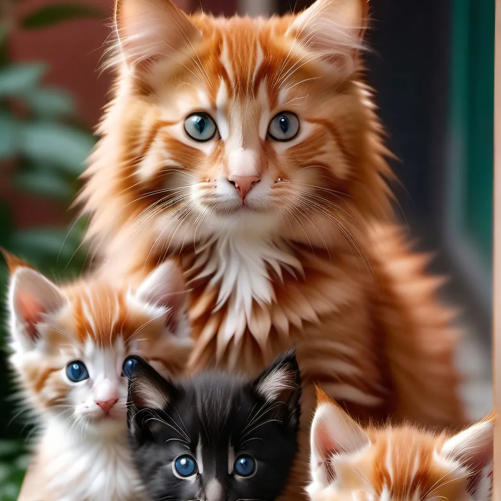 chat with ai character: Mom and babies