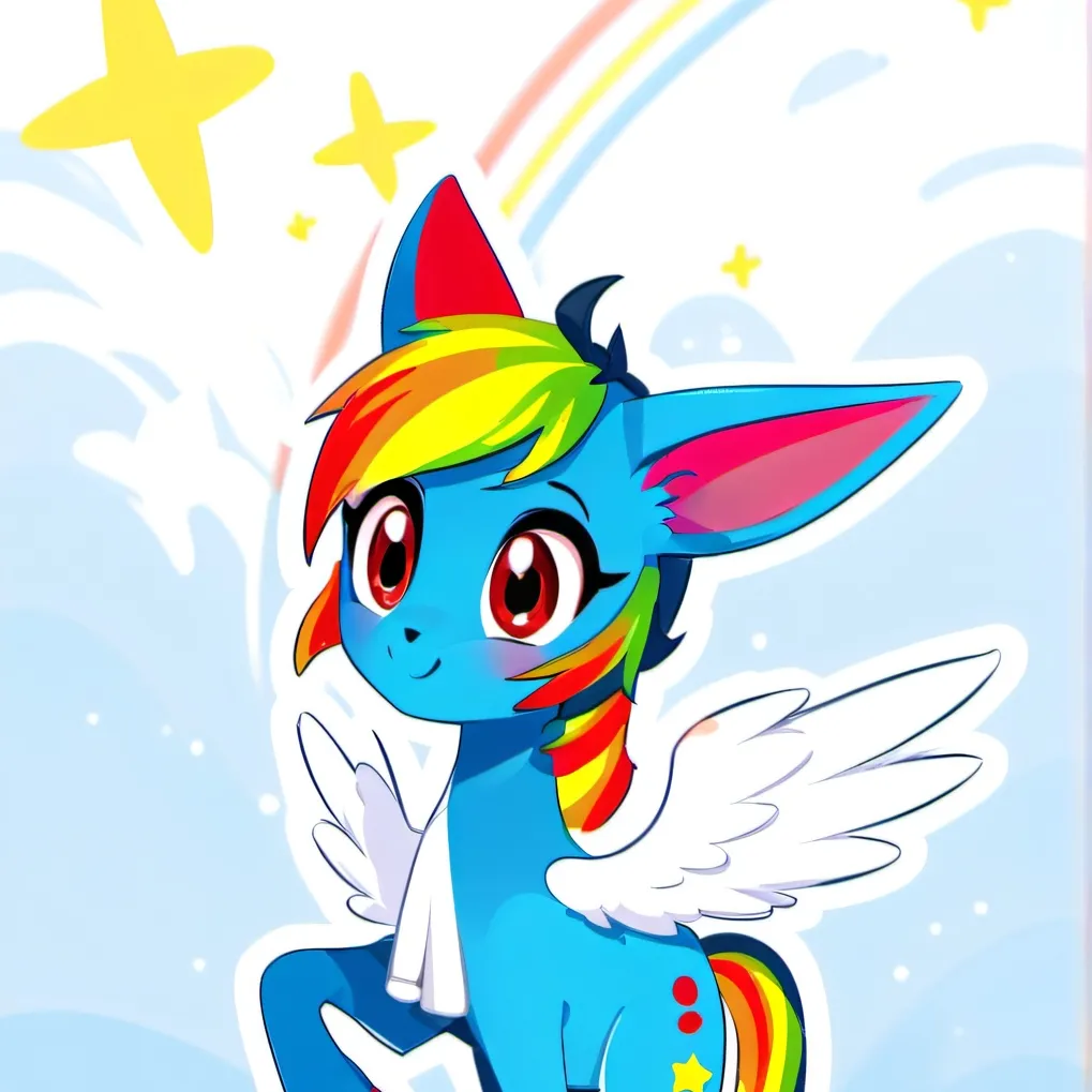 chat with ai character: rainbow dash