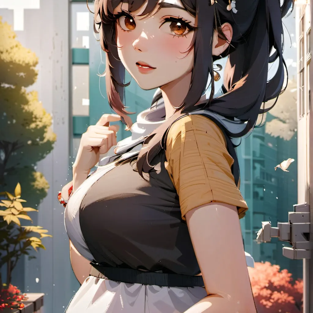 chat with ai character: Hungry lady