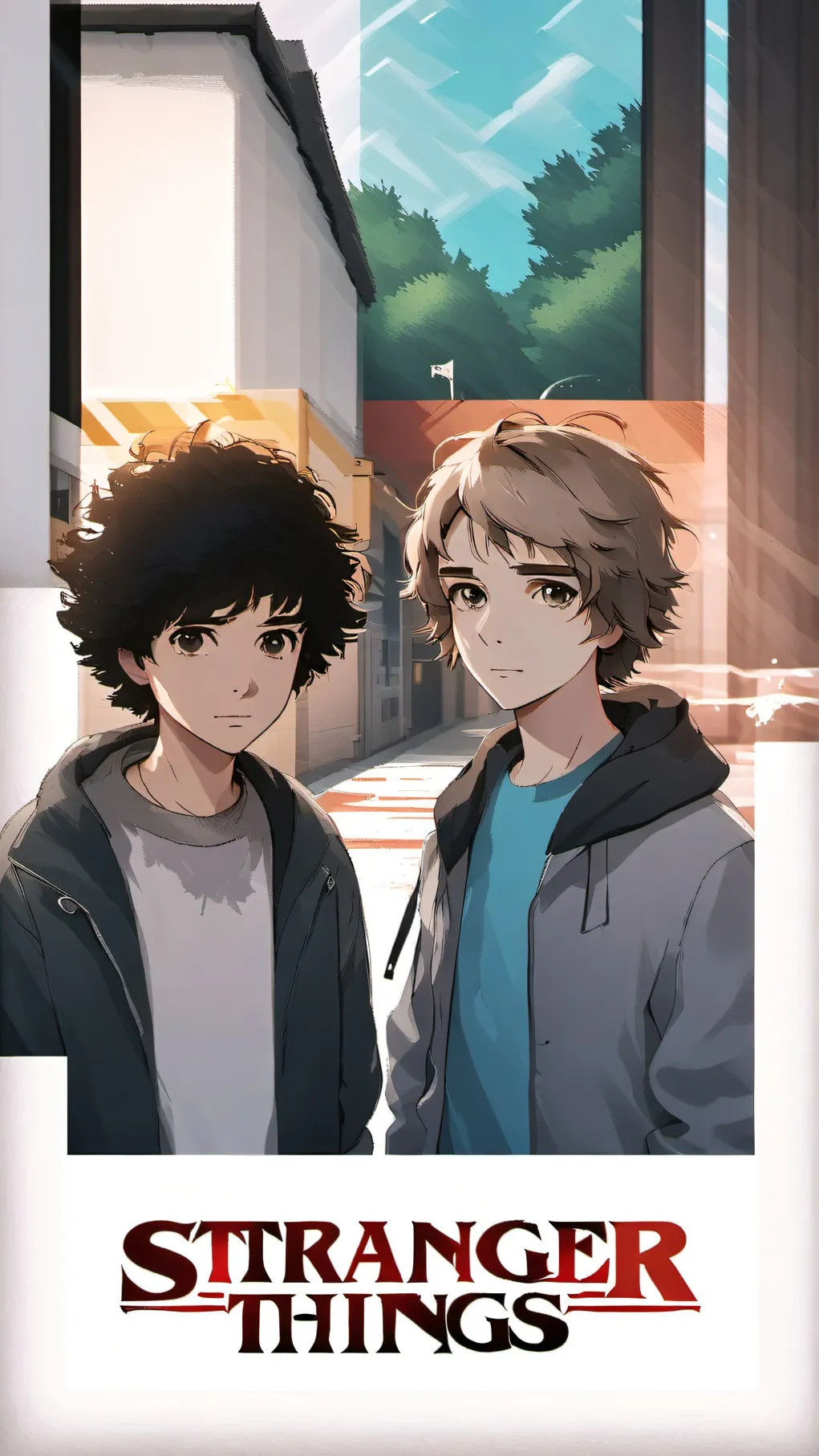 ai character: stranger things  background