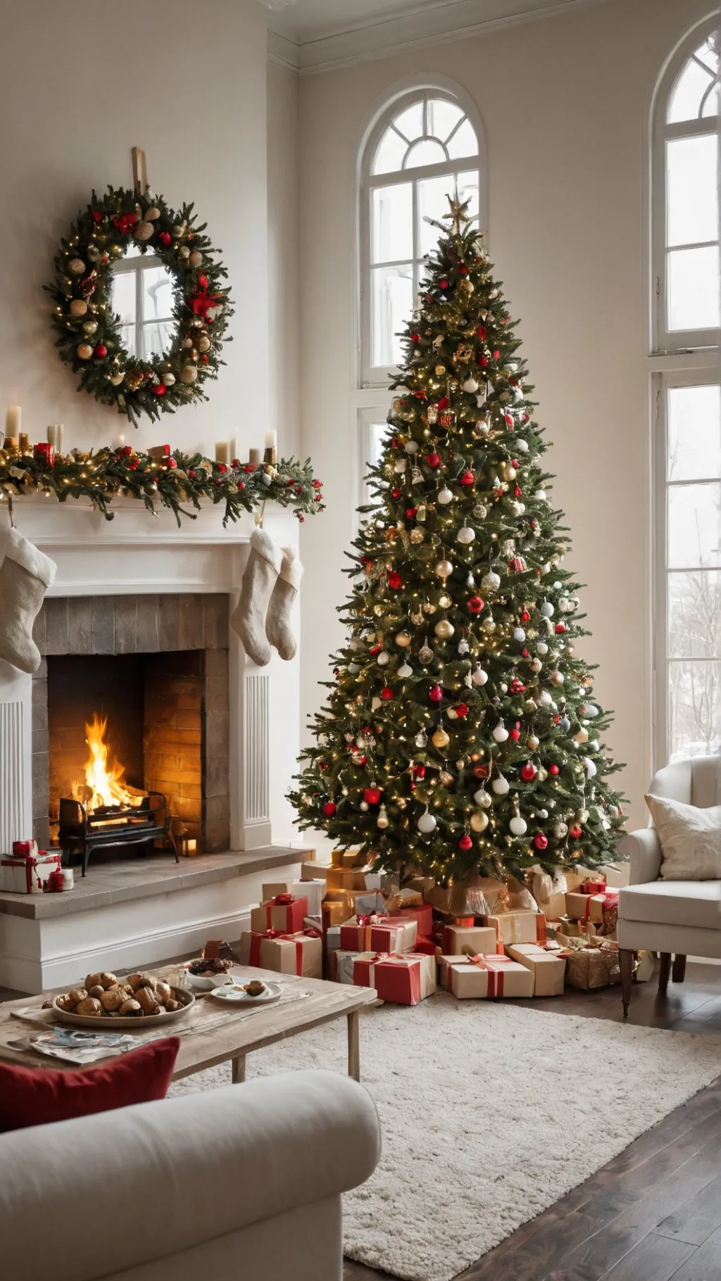 ai character: SC Christmas background