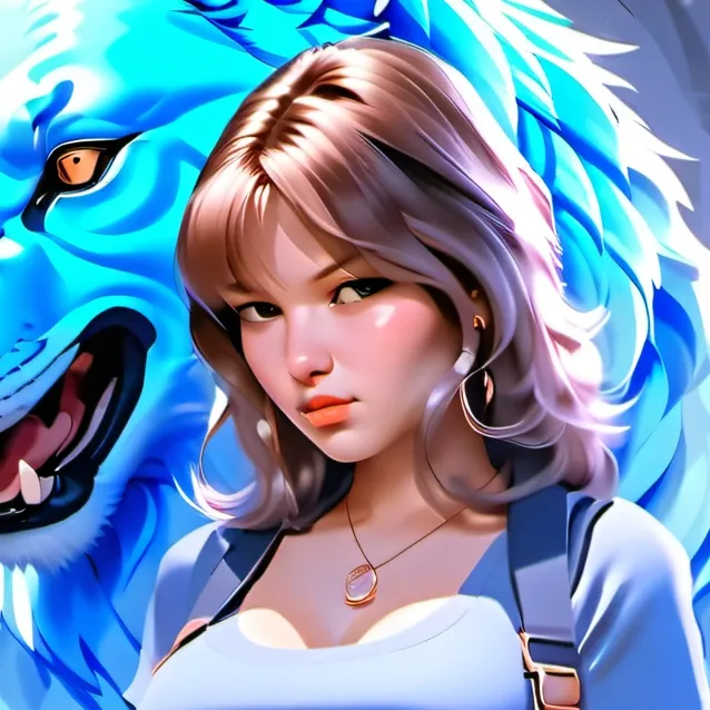 chat with ai character:  wolfy